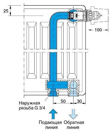 Схема подключения Buderus Logatrend VK-Profil