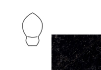 Versace Marble Rac. Torello Nero 4x2 см Вставка