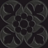 Tagina Deco Dantan Fleur Noir 10×10 см Настенная плитка