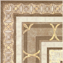 Porcelanite Dos 5008  Rect.Rodas Ivory 25x25 см Бордюр