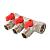 Valtec 1", 2 х 1/2" Коллектор 2 вых.с отсекающими кранами (плоское уплотнение)