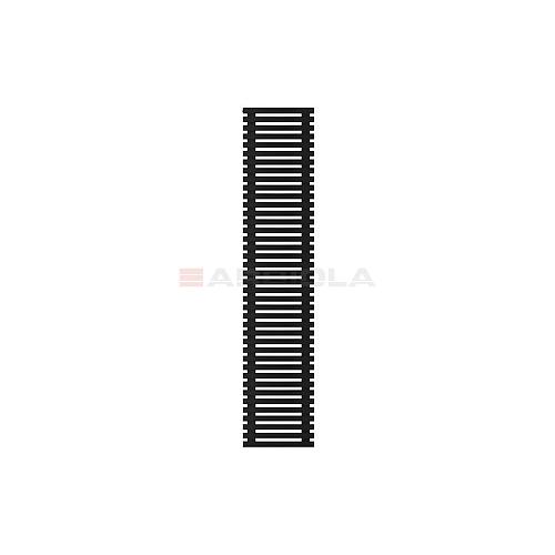 Arbiola Gorizont Ritmo H 500-40-40 секций чёрный горизонтальный  радиатор c боковым подключением