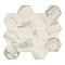 Caesar Anima Select Composizione Esagono Bianco Arabesco luc.28,5x33 см Настенная плитка