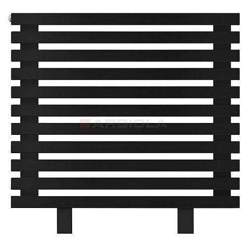 Arbiola Gorizont Ritmo HZ 700-40-11 секций чёрный горизонтальный  радиатор c боковым подключением (на ножках)