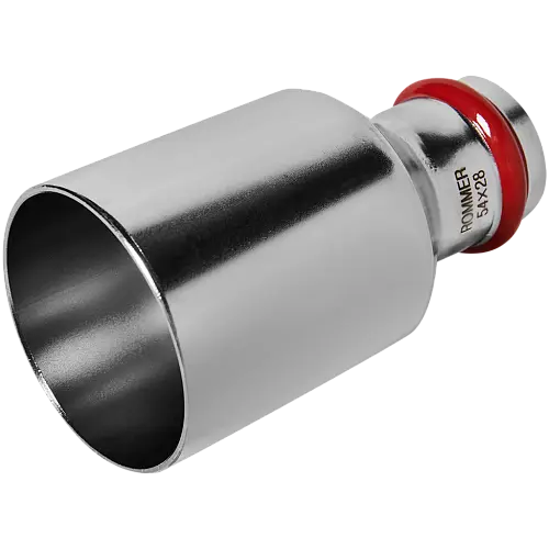 ROMMER Муфта переходная ВПр-НПр 54х28 из нержавеющей стали прессовой, арт. RSS-0020-005428