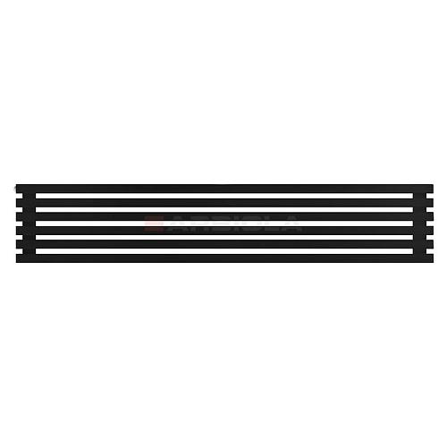Arbiola Gorizont Ritmo H 2000-40-06 секций чёрный горизонтальный  радиатор c боковым подключением