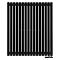 Arbiola Liner V 1200-36-16 секции черный вертикальный радиатор c нижним подключением