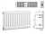 Prado Universal U33 300x400 стальной панельный радиатор с нижним подключением