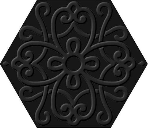 ITT Ceramic Flora Black 23,2X26,7 см Напольная плитка