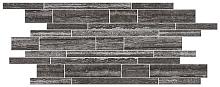 Cisa Italian Icon Vein Cut Black Muretto Mosaico Nat 30x60 см Мозаика