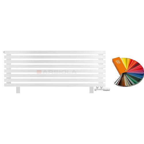 Arbiola Gorizont Ritmo VZ 1200-40-08 секций цветной горизонтальный  радиатор c нижним подключением (на ножках)