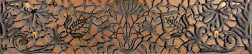 Rodnoe Stella Crema cenefa bronze 5,4x25 см Бордюр 