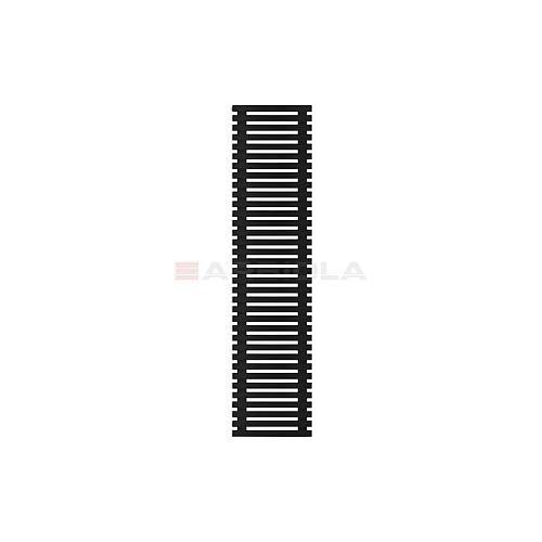 Arbiola Gorizont Ritmo H 500-40-35 секций чёрный горизонтальный  радиатор c боковым подключением