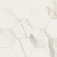 Caesar Anima Calacatta Oro Comp.Esagono Ret Luc 28,5x33 см Напольная плитка
