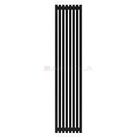  Arbiola Ritmo H 2200-40-08 секции черный вертикальный радиатор c боковым подключением