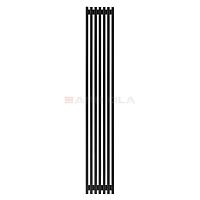 Arbiola Compact H 2200-63-07 секции черный вертикальный радиатор c боковым подключением