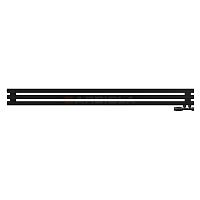 Arbiola Ritmo Gorizont V 2000-40-03 секции чёрный горизонтальный радиатор c нижним подключением