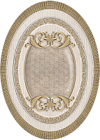 El Molino Venecia Plata-Beige Medallon 10x14 см Вставка