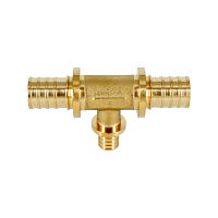 Тройник переходной ELSEN 25-16-25 латунь, CN