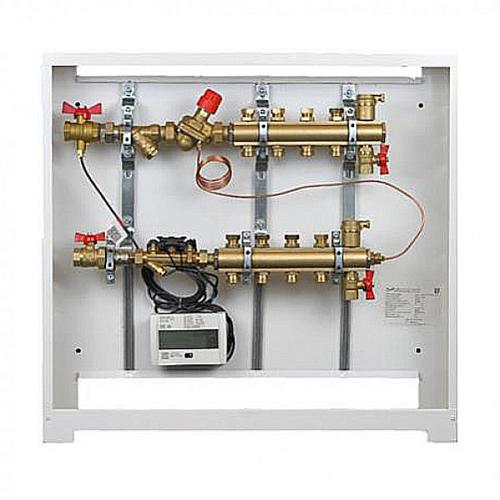 РИДАН Коллекторы распределительные ШКСО для квартирных систем отопления с запасными вставками, 10 выходов150U5267