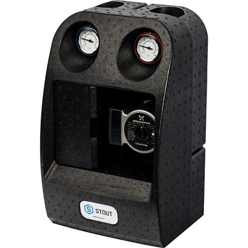 Stout Насосная группа со смесителем 1"с насосом Grundfos UPSO 25-65
