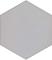 Codicer 95 Basic Hex 25 Silver 22x25 Напольная плитка