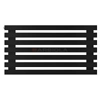 Arbiola Gorizont Ritmo H 750-40-07 секций чёрный горизонтальный  радиатор c боковым подключением