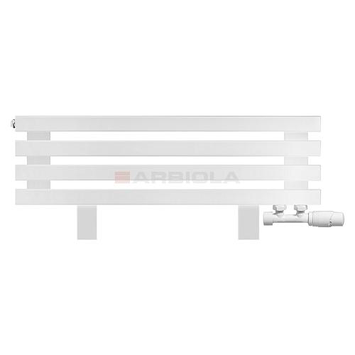 Arbiola Gorizont Ritmo VZ 700-40-04 секции белый горизонтальный  радиатор c нижним подключением (на ножках)