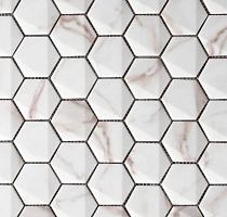 Grespania Marmorea Hexagonal Calacata 30х30 см Мозаика