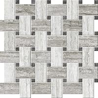 Cisa Italian Icon Vein Cut Chesterfield Mix Freddo Mosaico Lapp Lux 42,1x42,1 см Мозаика