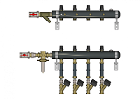 Узлы распределительные этажные для систем отопления TDU-R Ридан