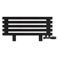 Arbiola Gorizont Ritmo VZ 700-40-05 секций чёрный горизонтальный  радиатор c нижним подключением (на ножках)
