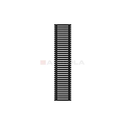 Arbiola Gorizont Ritmo H 500-40-38 секций чёрный горизонтальный  радиатор c боковым подключением