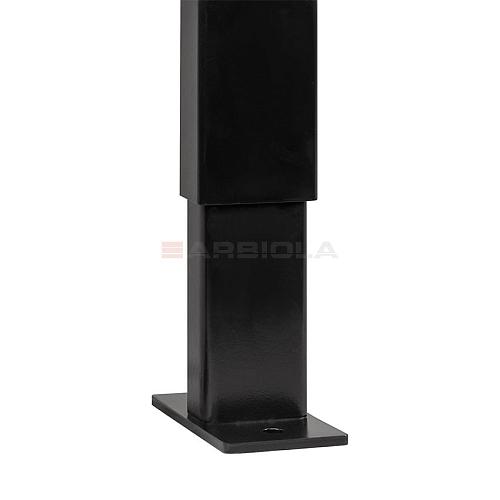 Arbiola Gorizont Ritmo VZ 1750-40-02 секции чёрный горизонтальный  радиатор c нижним подключением (на ножках)