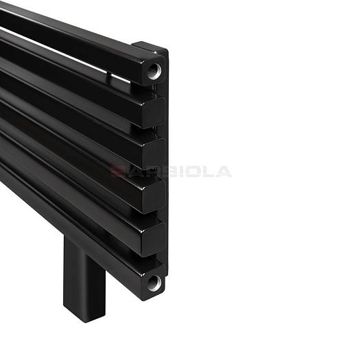 Arbiola Gorizont Ritmo HZ 700-40-28 секций чёрный горизонтальный  радиатор c боковым подключением (на ножках)