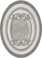 El Molino Venecia Plata-Gris Medallon 10x14 см Вставка