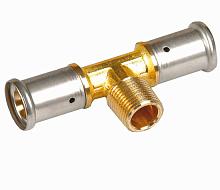 Henco Тройник НР 32x1"x32 латунь пресс