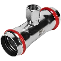 ROMMER Тройник-переходник ВПр-ВР 42х1/2, из нержавеющей стали, прессовой, арт. RSS-0015-004212