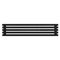Arbiola Gorizont Ritmo H 1250-40-05 секций чёрный горизонтальный  радиатор c боковым подключением