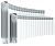 Rifar Base Flex 500- 6 секции Биметаллический радиусный радиатор