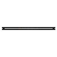 Arbiola Gorizont Ritmo H 2000-40-02 секции чёрный горизонтальный  радиатор c боковым подключением