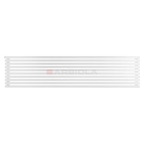 Arbiola Gorizont Ritmo H 2500-40-10 секций белый горизонтальный  радиатор c боковым подключением