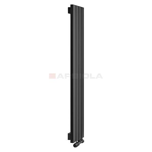 Arbiola Liner V 1000-36-11 секции черный вертикальный радиатор c нижним подключением