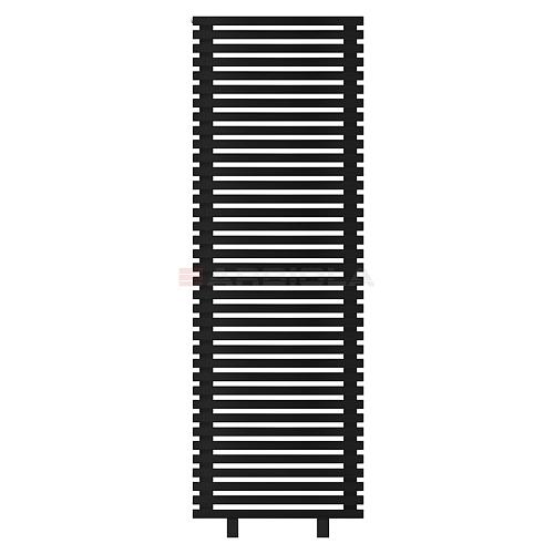 Arbiola Gorizont Ritmo HZ 700-40-37 секций чёрный горизонтальный  радиатор c боковым подключением (на ножках)