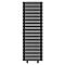 Arbiola Gorizont Ritmo HZ 700-40-37 секций чёрный горизонтальный  радиатор c боковым подключением (на ножках)