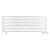 Arbiola Gorizont Ritmo VZ 1750-40-11 секций белый горизонтальный  радиатор c нижним подключением (на ножках)