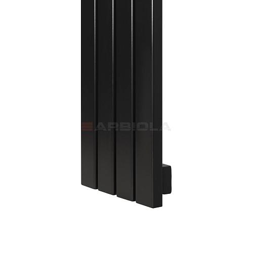 Arbiola Liner H 1250-36-10 секции черный  вертикальный радиатор c боковым подключением