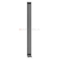 Arbiola Compact V 2500-63-04 секции  черный вертикальный радиатор c нижним подключением