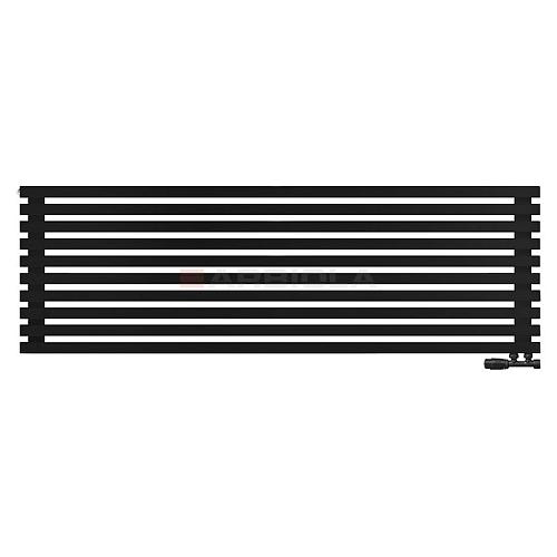 Arbiola Ritmo Gorizont V 1500-40-10 секций чёрный горизонтальный радиатор c нижним подключением