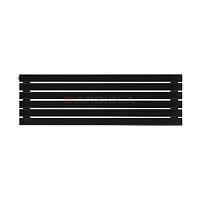 Arbiola Gorizont Liner H 1200-36-06 секции черный горизонтальный радиатор c боковым подключением